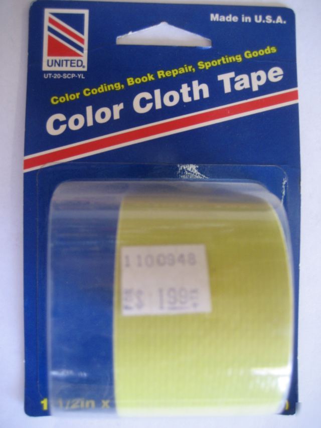 Color cloth tape - yellow-ut 20SCP-yl