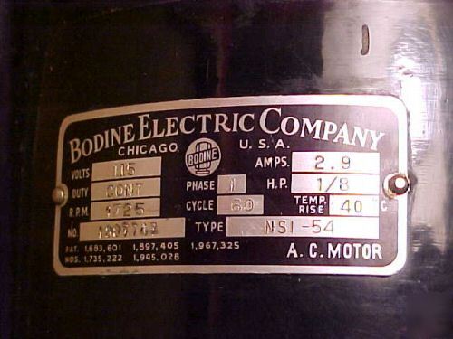 1930's ritter dentist air compressor bodine motor nice 