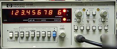 Hp 5316B universal counter, calibrated