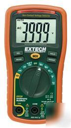 Extech EX430 mini digital multimeters + voltage detecto