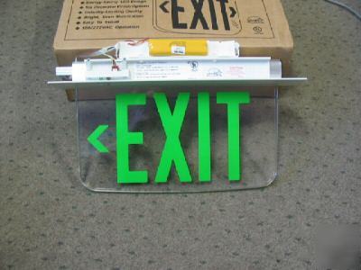 led emergency exit sign. emergency exit sign. led emergency exit sign.