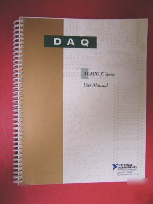 National instruments daq at-mio e series user manual