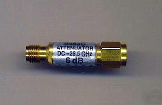 Hp 8493C sma attenuator - 6 db. dc - 26.5 ghz. - ex+ 