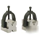 New 1 pair precision v-block and clamp set 1-1/2