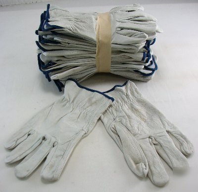 New lot 12 brand leather work gloves mittens winter 