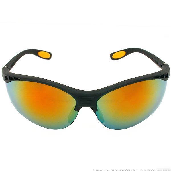 Dewalt reinforcer fire mirror sunglasses safety glasses