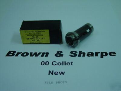 New brown & sharpe 00 collet 17/64