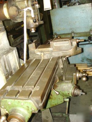 Bridgeport vertical mill w/ shapping attach. table 9X42