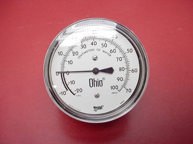 Ohio medical products pressure and vacuum -20 to 100 cw