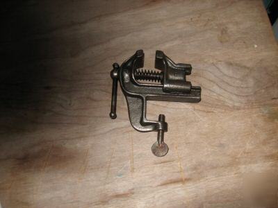 Small jewelers antique bench vise