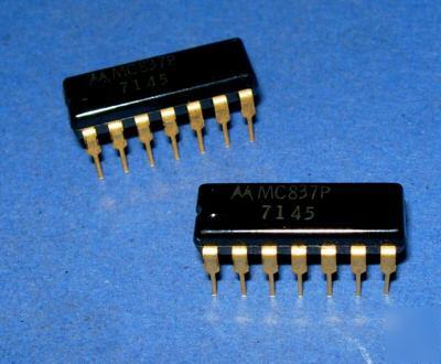 New MC848P mot ic 14-pin gold black dip vintage rare 