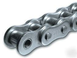 #40 ss stainless steel roller chain,10' box,1/2