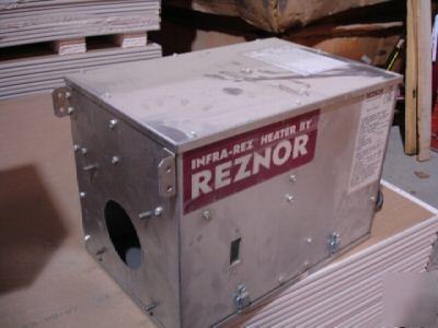 Reznor infrared radiant tube heater box natural gas