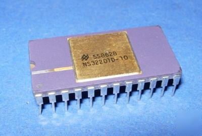 New NS32201D-10 nsc 28-pin gold cerdip ic rare 