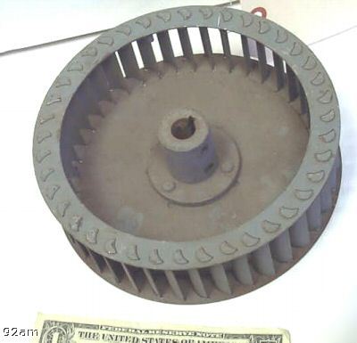Kewanee boiler blower wheel 7-11/16 x 2 x 5/8 bore