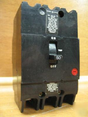Ge general electric breaker TEY350 tey-350 50 amp a tey