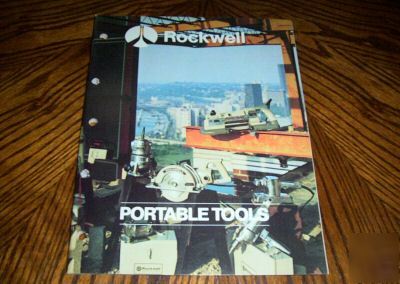 1973 rockwell portable tools catalog