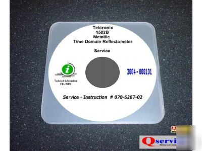 Tektronix 1502B tdr service manual + more