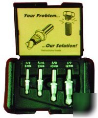 4 piece drill-out screw extractor set