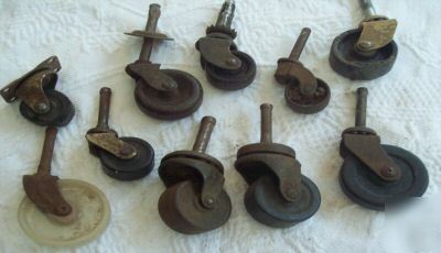 Furniture Casters Antique on Assortment Of Antique Furniture Casters And Wheels