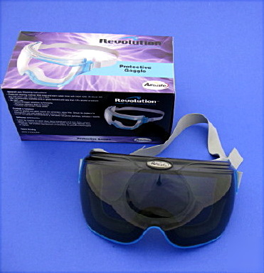 Allsafe revolution safety goggles smoke lens 10 pair