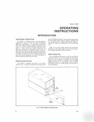 Tek tektronix 5400 series 5A45 oper & service manual