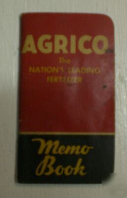 Agrico the nation's leading fertilizer memo book - 1949