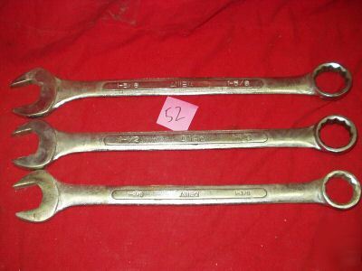 3 allied combination, 12 pt wrenches (ref: 52)