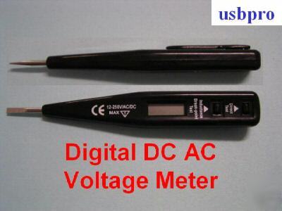 Ac dc power supply induction voltage volt meter tester