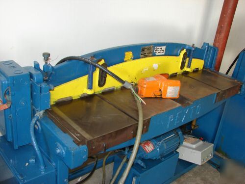 Pexto roper whitney hydraulic power sheet metal shear