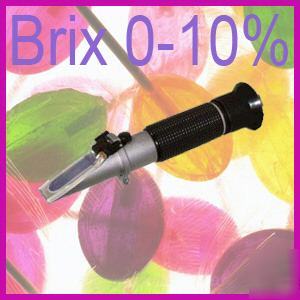 Brix refractometer atc 0-10% fruit juice + 50 pipettes