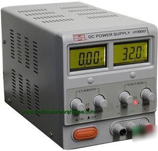 Mastech variable linear dc power supply 0-30V @ 0-5A