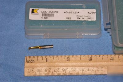 Kennametal micro carbide insert AGD156050R KC610 agd
