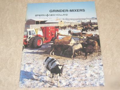 New sperry holland grinder- mixer brochure 353-55-58-59