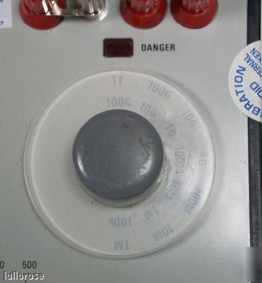 General radio 1863 megohmmeter high resistance meter