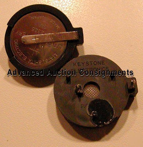 Keystone pc mount 23MM coin battery holder qty 4