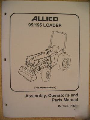 Allied 95 195 loader operator manual
