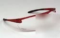 12 safety glasses point red clear wraparound lot