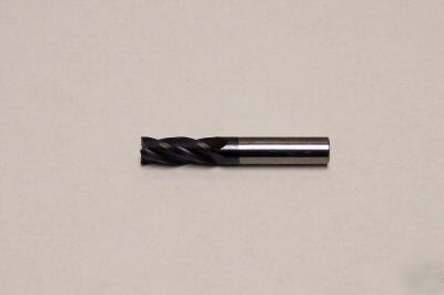 New - usa solid carbide tialn coated end mill 4FL 9/32