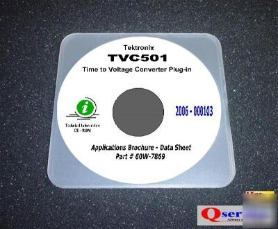 Tektronix tek TVC515 tvc-515 tvc 515 applications mnl