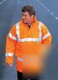 Hurricane motorway jacket hi-viz orange x-large EN471 
