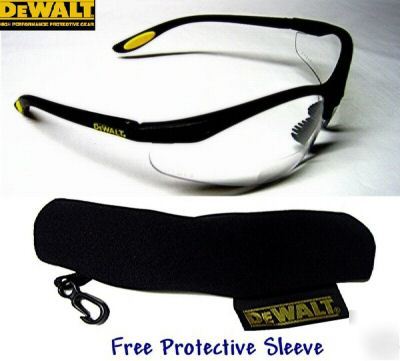 Dewalt reinforcer bifocal clear safety glasses 2.5