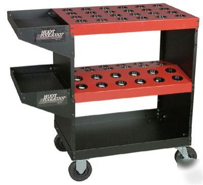 Huot 13945 toolscoot cnc cart for 45 taper tool holders