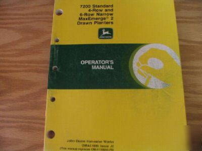John deere 7200 maxemerge planters operators manual 4-6