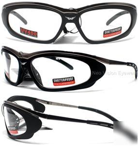 Thunder clear metal safety glasses motorcycle glasses