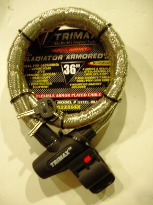 Trimax stainless braid gladiator 36