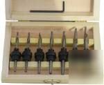 6- countersink 22-pc drill bit set woodworking tools