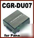 Battery for panasonic cgr-DU07 nv-GS150 pv-GS250