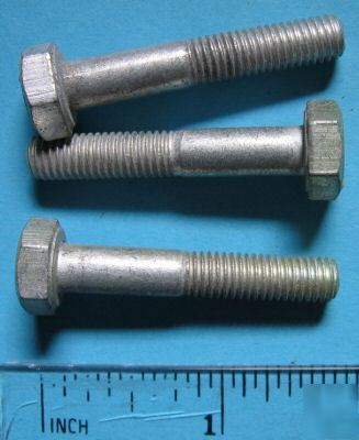 Bsf bolts, 1/4 diam x 1 3/8 long, cad plate (15)