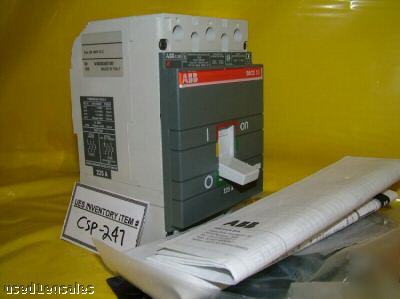 Abb sace isomax S3 b 225A 3 pole circuit breaker